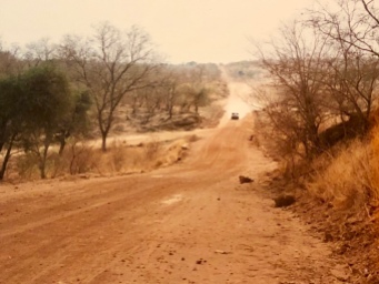 From the main road, it was dirt road until Kalale.